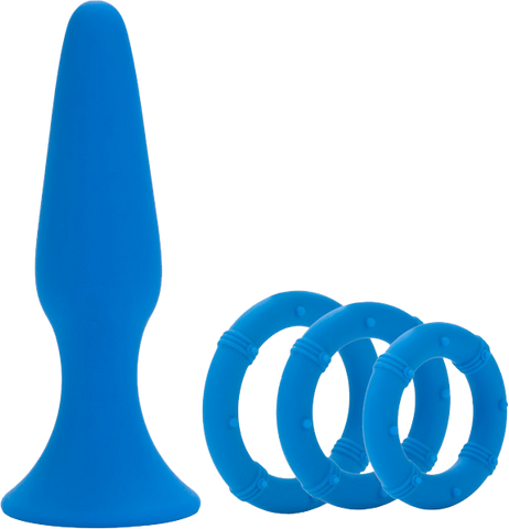 Posh Silicone Performance Kit – Body-Safe Silicone Erection Rings and Anal Toy Set > Anal Range > Butt Plug Kits