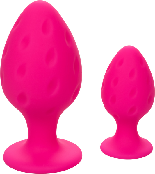 Cheeky Butt Plug Duo (Pink) – Playful Butt Plug Set > Anal Range > Butt Plug Kits