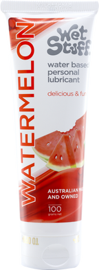 Wet Stuff Watermelon – Edible Water-Based Lubricant Gel 100g Tube One Size > Lube > Flavoured
