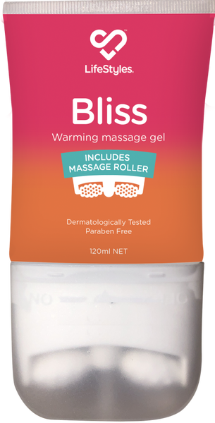 Bliss Warming Massage Gel 120ml – Sensual Massage Gel with Built-In Rollers Secondary image