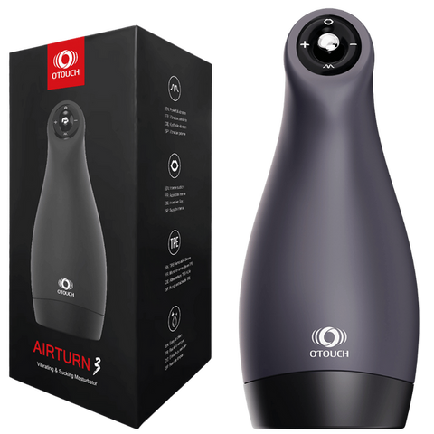 Airturn 3 – Suction Masturbator with 3 Suction Patterns and 6 Vibration Patterns > Sex Toys For Men > Masturbators > Vibrating