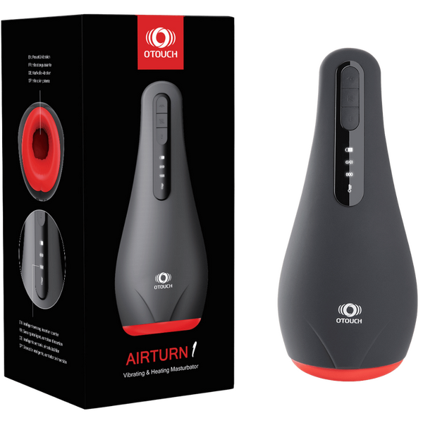 Airturn 1 Heating Masturbator Black > Sex Toys For Men > Masturbators > Vibrating
