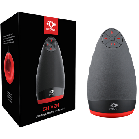 Chiven 2 Heating Vibrating Masturbator with Oral Sensation Function Black > Sex Toys For Men > Masturbators > Vibrating