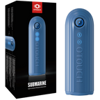 Submarine Submersible Thrusting Contracting Vibrating Male Masturbator 24 cm Length Luxury Male Masturbator Grey > Sex Toys For Men > Masturbators Premium