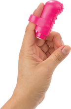 Charged Fing O Rechargeable Mini Finger Vibrator with Vooom Technology Silicone and ABS > Vibrators > Finger Vibrators