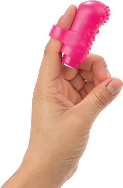 Charged Fing O Rechargeable Mini Finger Vibrator with Vooom Technology Silicone and ABS > Vibrators > Finger Vibrators