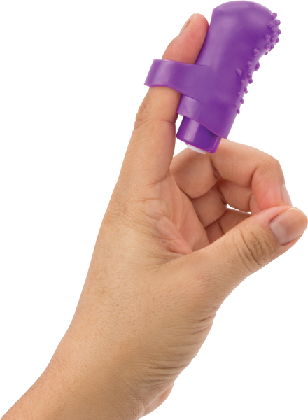Charged Fing O Rechargeable Mini Finger Vibrator with Vooom Technology Silicone and ABS > Vibrators > Finger Vibrators
