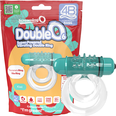 Double O 6 4B Low Pitch Bass (Kiwi) Kiwi > Cock Ring > Vibrating