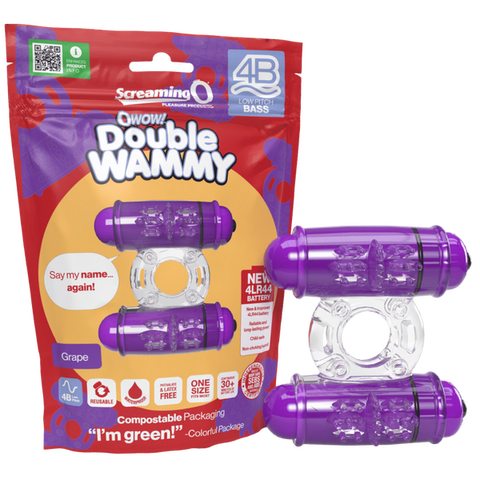 Double Wammy 4B Low Pitch Bass Purple > Sex Toys > Couples Toys