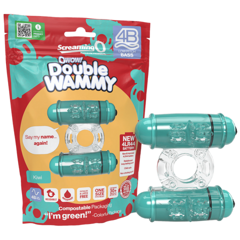 Double Wammy 4B Low Pitch Bass Green > Sex Toys > Couples Toys