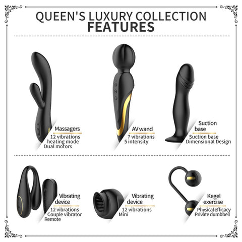 Mini Queen's Luxury Collection (Black) > Sex Toys > Couples Toys