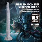 Basilisk Rippled Monster – 16.9 Inch Silicone Dildo > Dildos > Fantasy