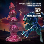 Primal Beastlord 10.2 Inch Textured Waterproof Suction Cup Base Dildo > Dildos > Large Dildos