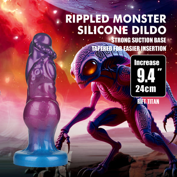 Rift Titan - 9.4 Inch Silicone Inflatable Monster Dildo > Dildos > Large Dildos