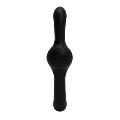 Double Fury Oscillating Thrust – Waterproof 30cm Rechargeable Vibrator > Dildos > Double Dildos