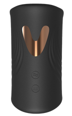 Knight Rider – Waterproof Rechargeable Vibrator with 5 Vibration and Tapping Modes > Sex Toys For Men > Masturbators Cup