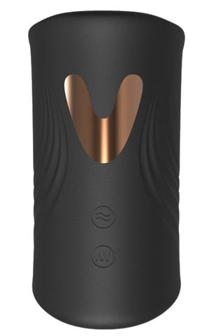 Knight Rider – Waterproof Rechargeable Vibrator with 5 Vibration and Tapping Modes > Sex Toys For Men > Masturbators Cup