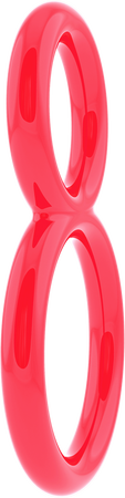 Ofinity Double Erection Ring – Stretchy Silicone Adjustable Cock Ring > Cock Ring > Single
