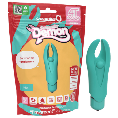 Demon 4T High Pitch Treble (Kiwi) Kiwi > Vibrators > Ladies > Clitoral Vibrators and Stimulators