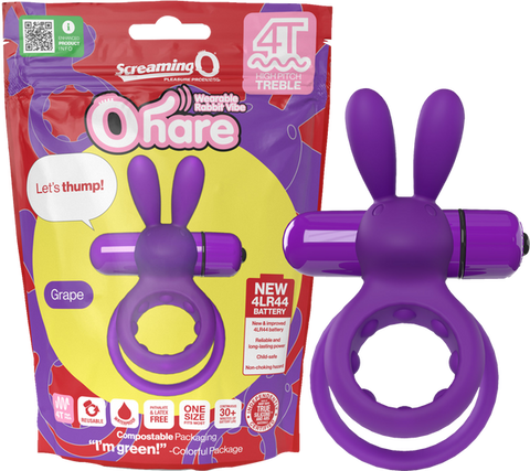 Ohare 4T High Pitch Treble (Grape) Grape > Sex Toys > Couples Toys