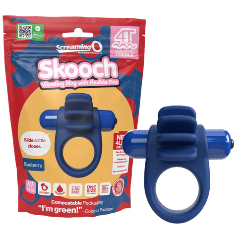 Skooch 4T High Pitch Treble – High Pitch Vibrations 5 Speeds Pulse Vibrator Blueberry > Sex Toys > Couples Toys