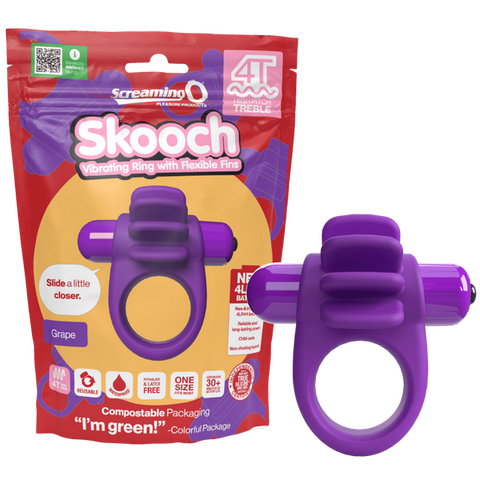 Skooch 4T High Pitch Treble – High Pitch Vibrations 5 Speeds Pulse Vibrator Grape > Sex Toys > Couples Toys