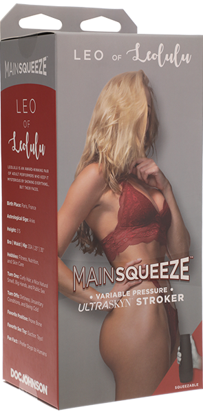 Main Squeeze Leo of Leolulu Ultraskyn Stroker Pussy with Variable Pressure and Hard Outer Case Default Title > Sex Toys For Men > Masturbators > Pornstar