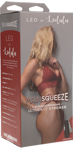 Main Squeeze Leo of Leolulu Ultraskyn Stroker Pussy with Variable Pressure and Hard Outer Case