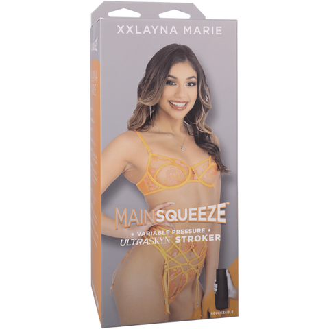 Xxlayna Marie Main Squeeze Ultraskyn – Handcrafted Variable Pressure Stroker Tan > Sex Toys For Men > Masturbators > Pornstar