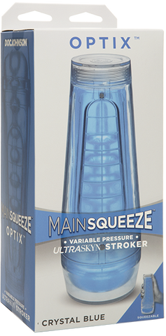 Doc Johnson Optix – Transparent Variable-Pressure Hard Case Masturbator