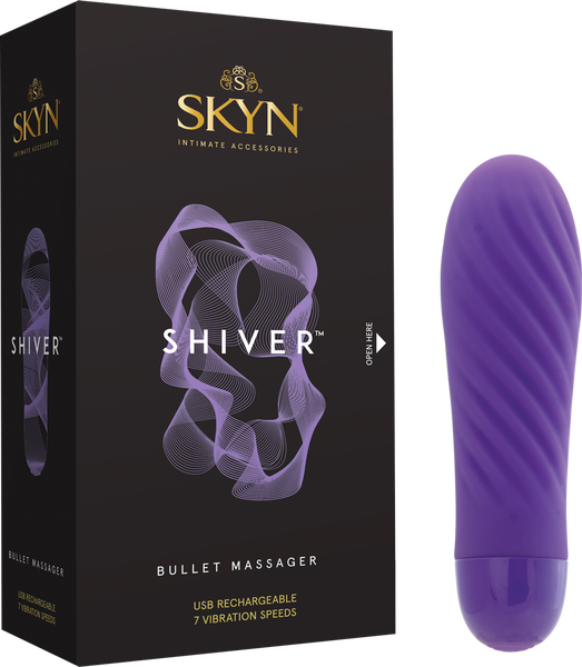 SKYN Shiver – Rechargeable Waterproof Bullet Vibrator with 7 Speeds and Modes One Size > Vibrators > Mini Vibrators