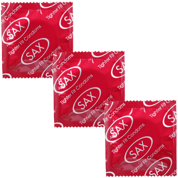 Sax Tighter Fit Condoms – Small Size 49mm Nominal Width Latex Condoms Bulk Pack 144 Secondary image