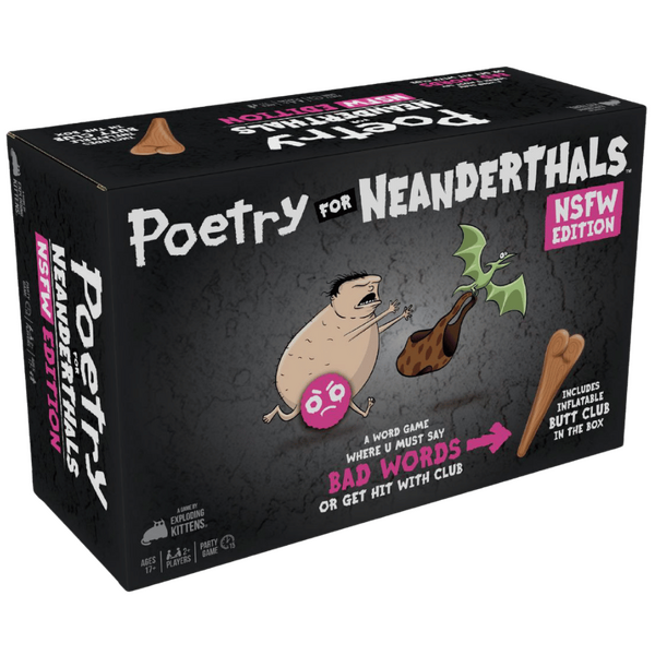 Exploding Kittens Poetry for Neanderthals NSFW Edition – Adult Party Game with 400 Clues One Size > Novelties > Card Games