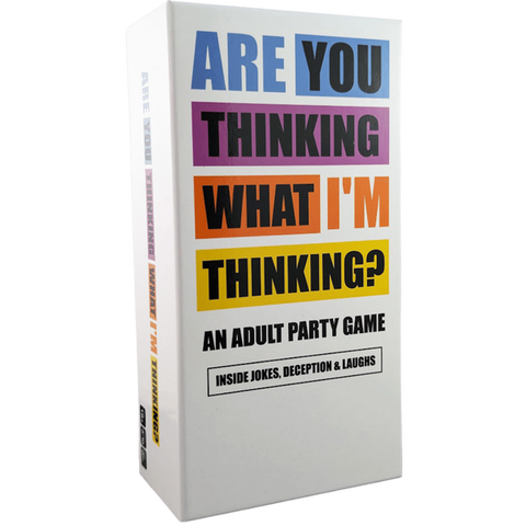 Are You Thinking What I'm Thinking? – Team-Based Party Word Game for Adults One Size > Novelties > Card Games