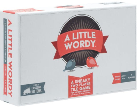 A Little Wordy – Tile-Unscrambling Word Game for Two Players One Size > Novelties > Card Games