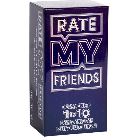 Rate My Friends – Social Party Game for 3+ Players Ages 17 and Up One Size > Novelties > Card Games
