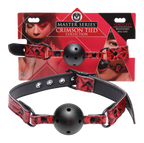 Crimson Tied Breathable Ball Gag – Perforated Comfortable Breathable Ball Gag > Bondage Gear > Gags and Bits