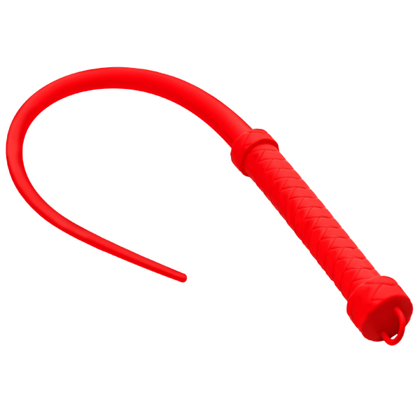 Viper Tail Silicone Whip – Premium Grade Flexible Silicone Whip Red > Anal Range > Tail Butt Plugs