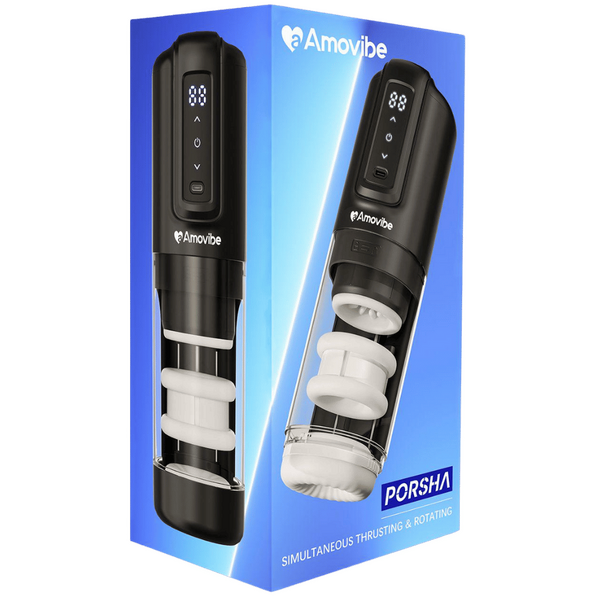 Porsha Automatic Masturbator – Vibrating and Heating Male Pleasure Device One Size > Sex Toys For Men > Masturbators Premium