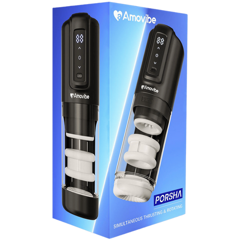 Porsha Automatic Masturbator – Vibrating and Heating Male Pleasure Device One Size > Sex Toys For Men > Masturbators Premium