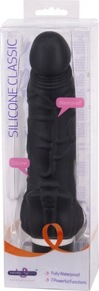 Silicone Classic Viking Black > Vibrators > Realistic Vibrators