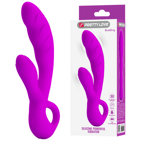 Pretty Love Budding – Silicone Powerful Vibrator with Rabbit Clitoral Stimulator One Size > Vibrators > Ladies > Rabbit Multi