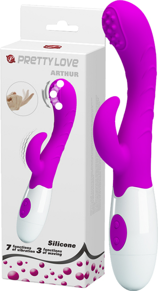 Arthur – Rabbit Vibrator with Waving Head Purple > Vibrators > Ladies > Rabbit