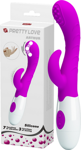 Arthur – Rabbit Vibrator with Waving Head Purple > Vibrators > Ladies > Rabbit