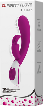 Harlan – Silicone Rabbit Vibrator with Dual Motors One Size > Vibrators > Ladies > Rabbit