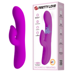 Rechargeable Anthony – Silicone Clit Suction Rabbit Vibrator With Curved Shaft And Thicker Tip Purple > Vibrators > Ladies > Rabbit Multi