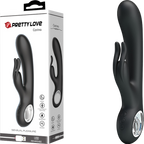 Carina - Rechargeable Bunny Clit Stimulation Vibrator Black > Vibrators > Ladies > Clitoral Vibrators and Stimulators