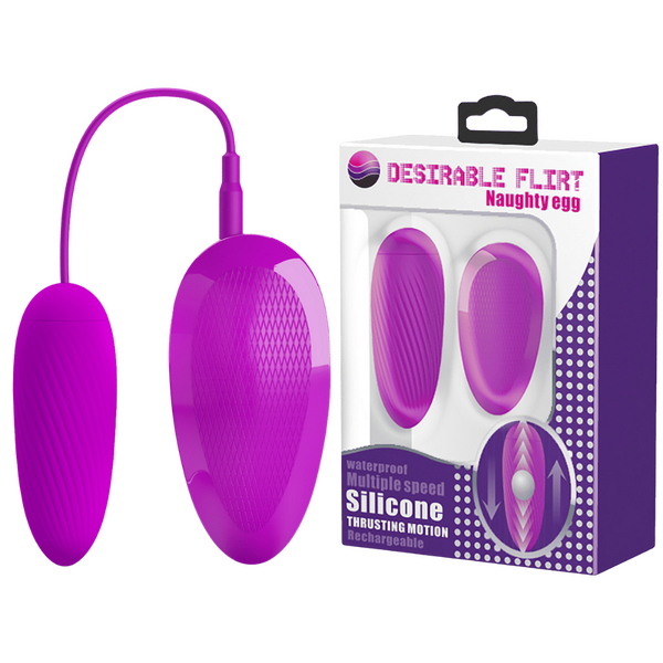 Silicone Naughty Egg – Remote-Controlled Wired Vibrating Egg One Size > Sex Toys For Ladies > Vibrating Eggs