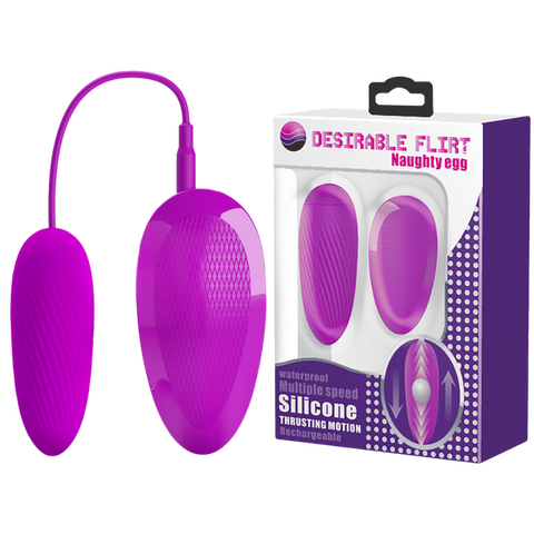 Silicone Naughty Egg – Remote-Controlled Wired Vibrating Egg One Size > Sex Toys For Ladies > Vibrating Eggs