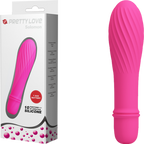 Solomon Mini Vibrator – Silicone Small Vibrator with Swirl Tip Dark Pink > Vibrators > Mini Vibrators
